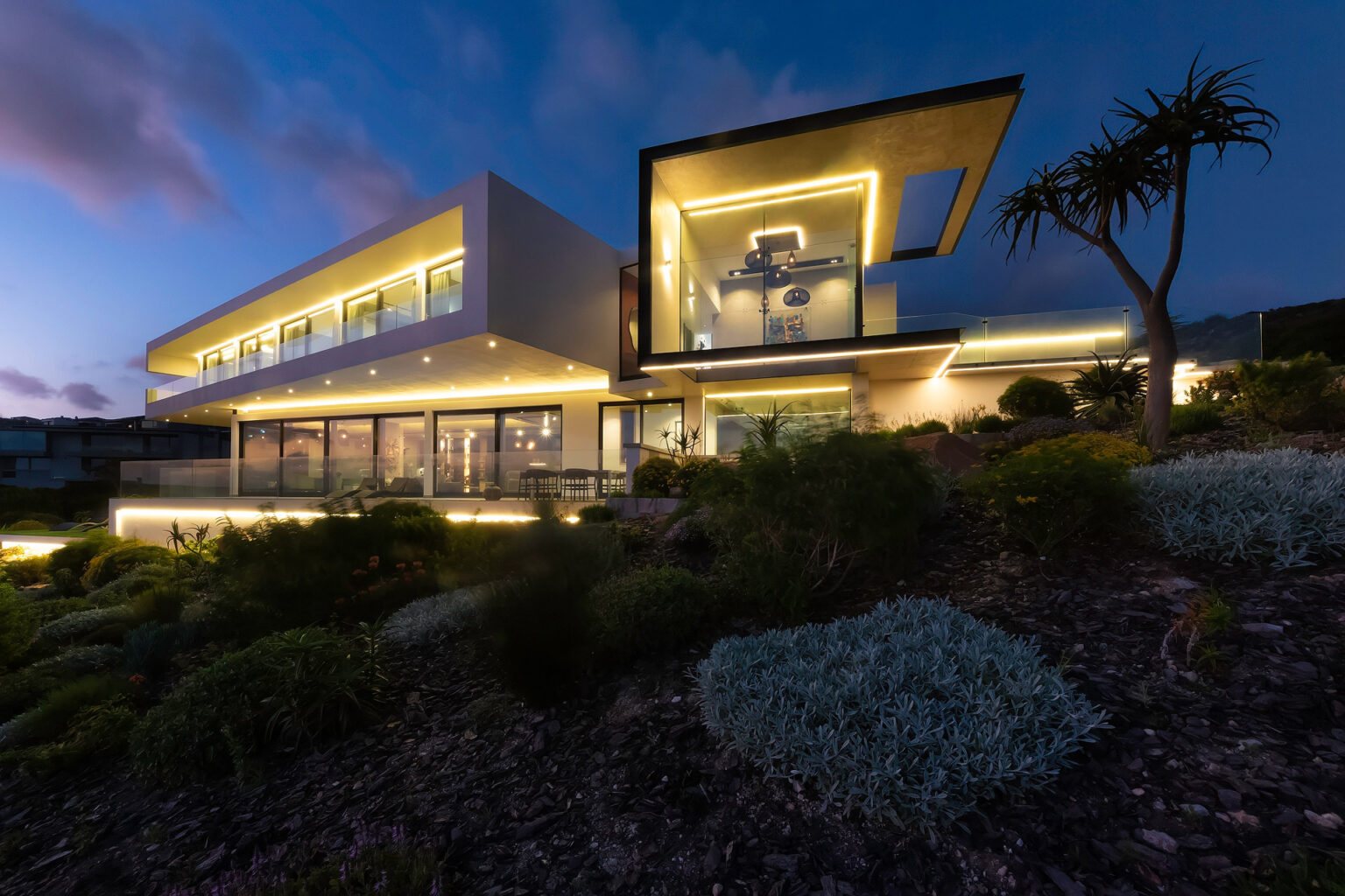 House Webster — double-volume living